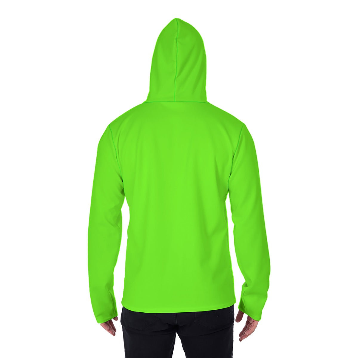 Men's Hoodie With Mask (GREEN)