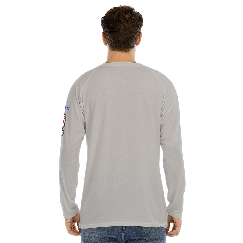 Men's Long Sleeve COOL "BAD BILLY GOATS #1201" (Light GRAY)
