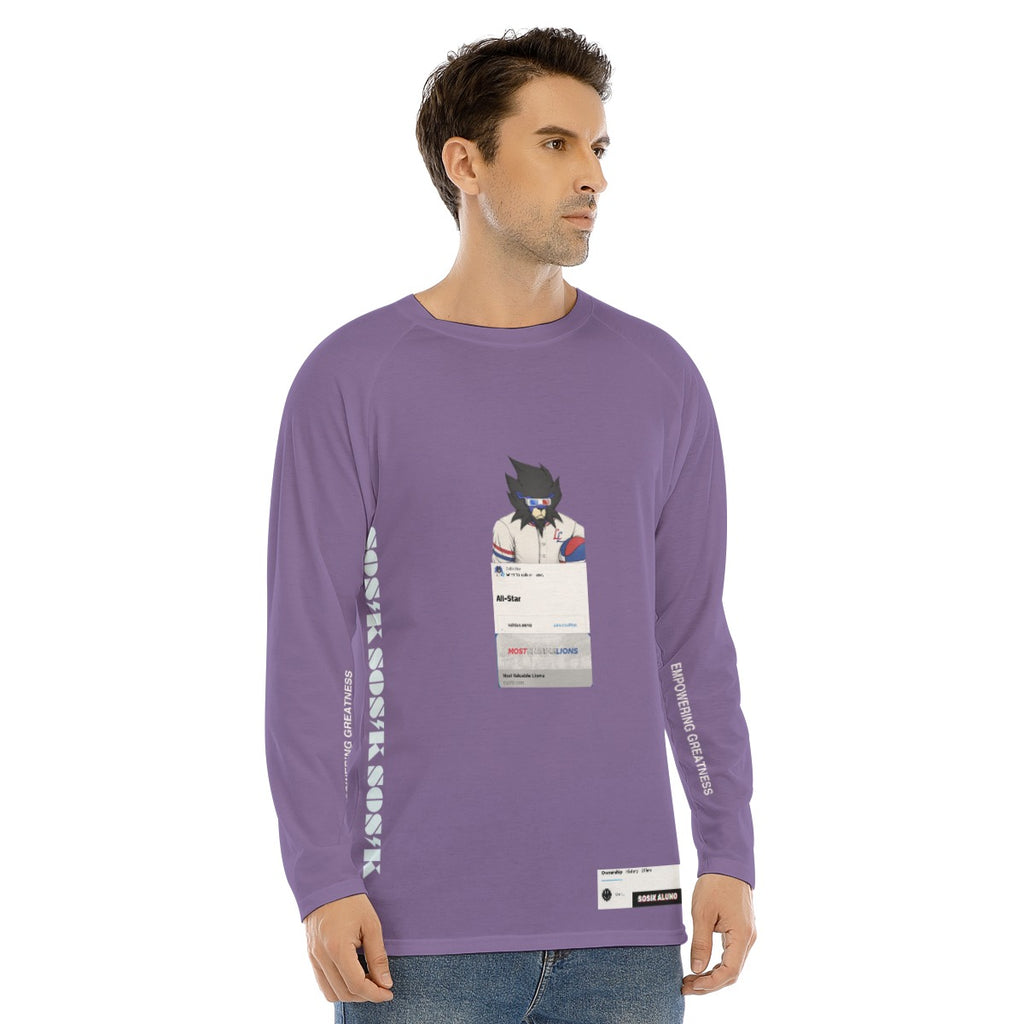Men's Long Sleeve MOST VALUABLE LIONS "ALL-STAR #618" (Purple)