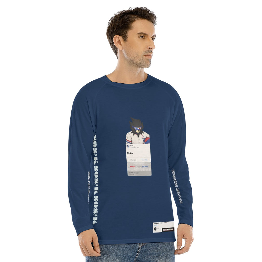 Men's Long Sleeve MOST VALUABLE LIONS "ALL-STAR #618" (DARK BLUE)