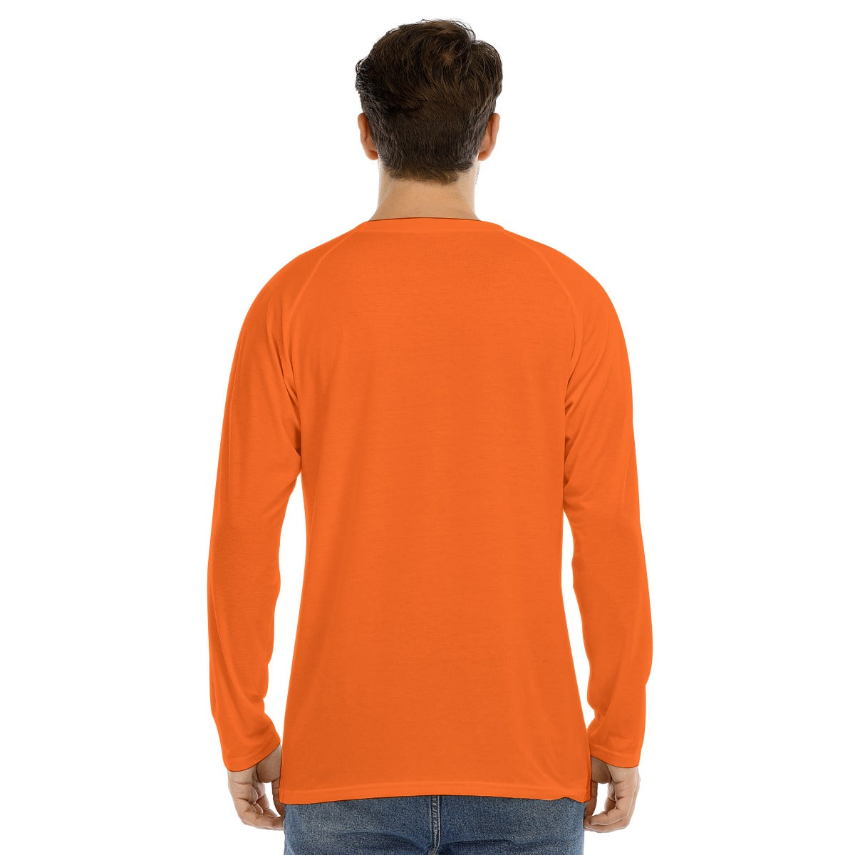 Men's Long Sleeve "MAD HARE #2652" (ORANGE)