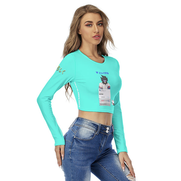 Women's Crop Top MOST VALUABLE LIONS COOL "ALL-STAR #618" (BLUE)