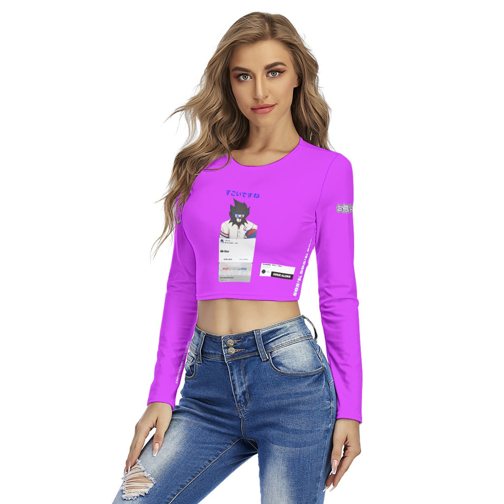 Women's Crop Top MOST VALUABLE LIONS COOL "ALL-STAR #618" (PINK)