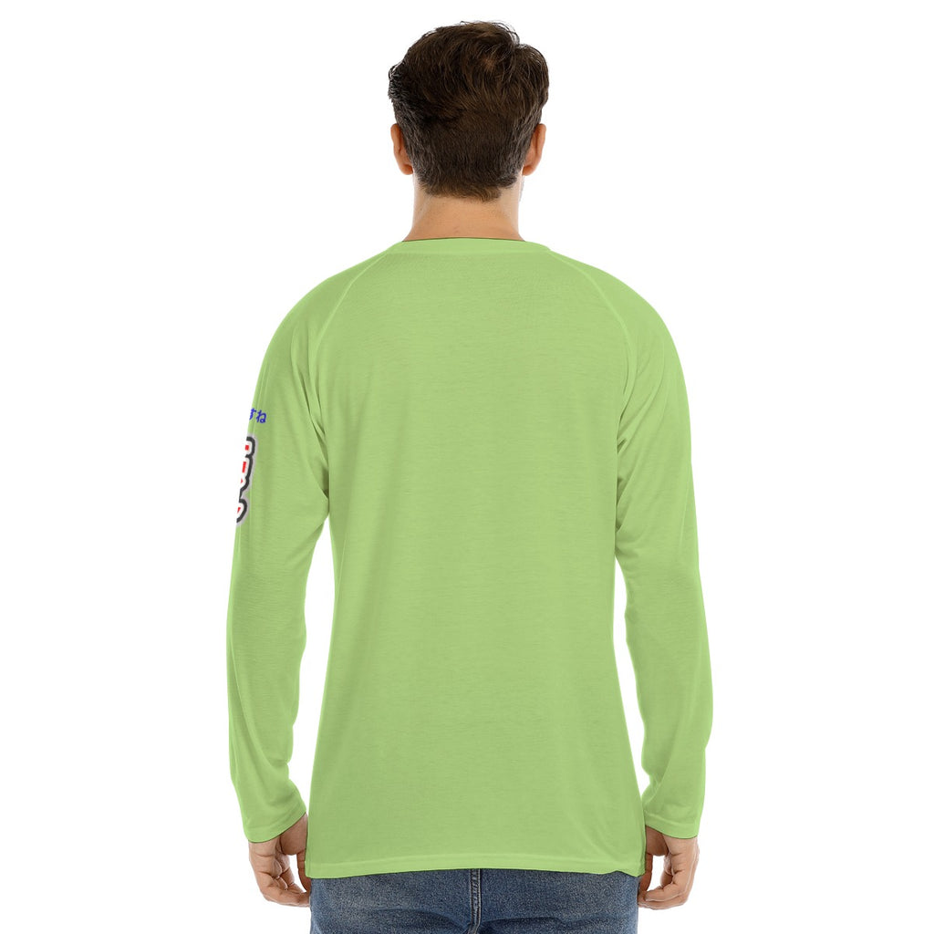 Men's Long Sleeve COOL "BAD BILLY GOATS #1201" (GREEN)