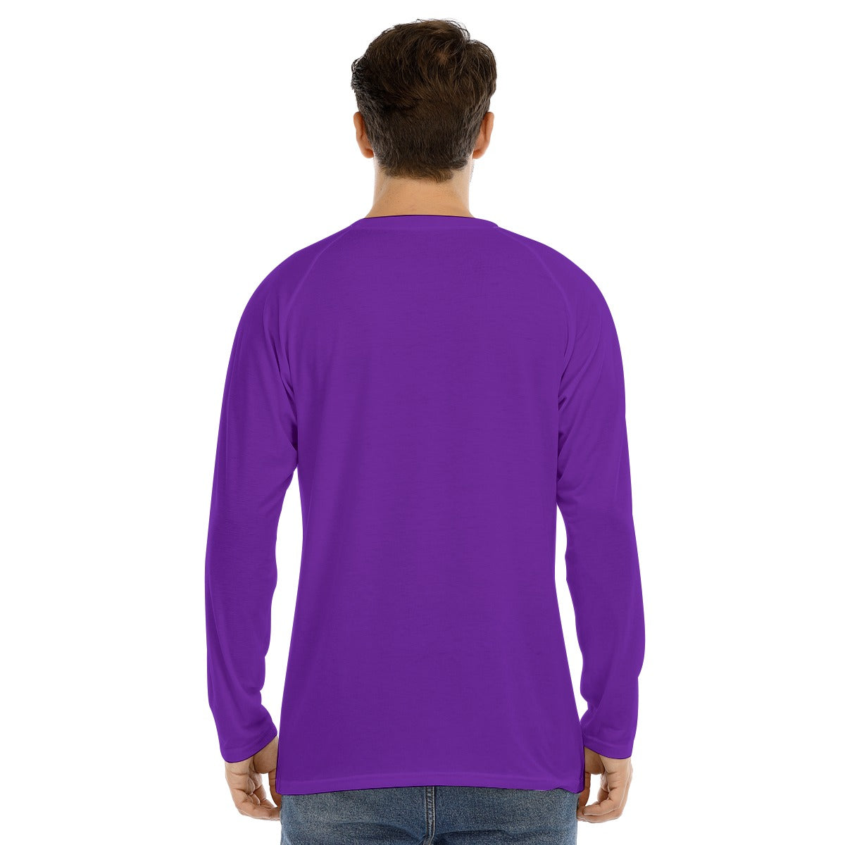 Men's Long Sleeve "MAD HARE #2652" (DARK PURPLE)