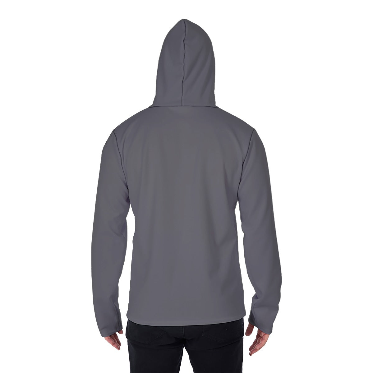 Men's Hoodie With Mask (GRAY)
