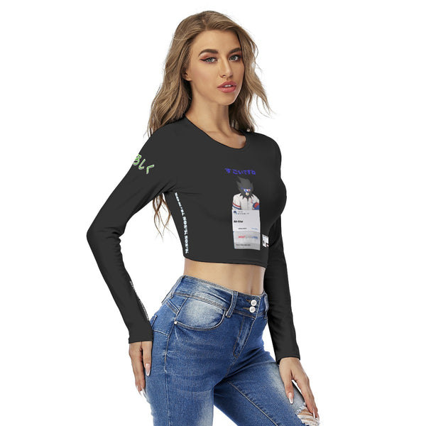 Women's Crop Top MOST VALUABLE LIONS COOL "ALL-STAR #618" (BLACK)
