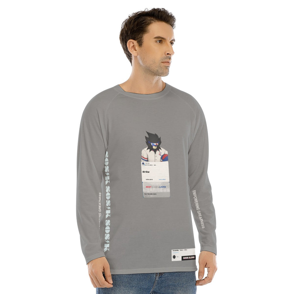 Men's Long Sleeve MOST VALUABLE LIONS "ALL-STAR #618" (GRAY)