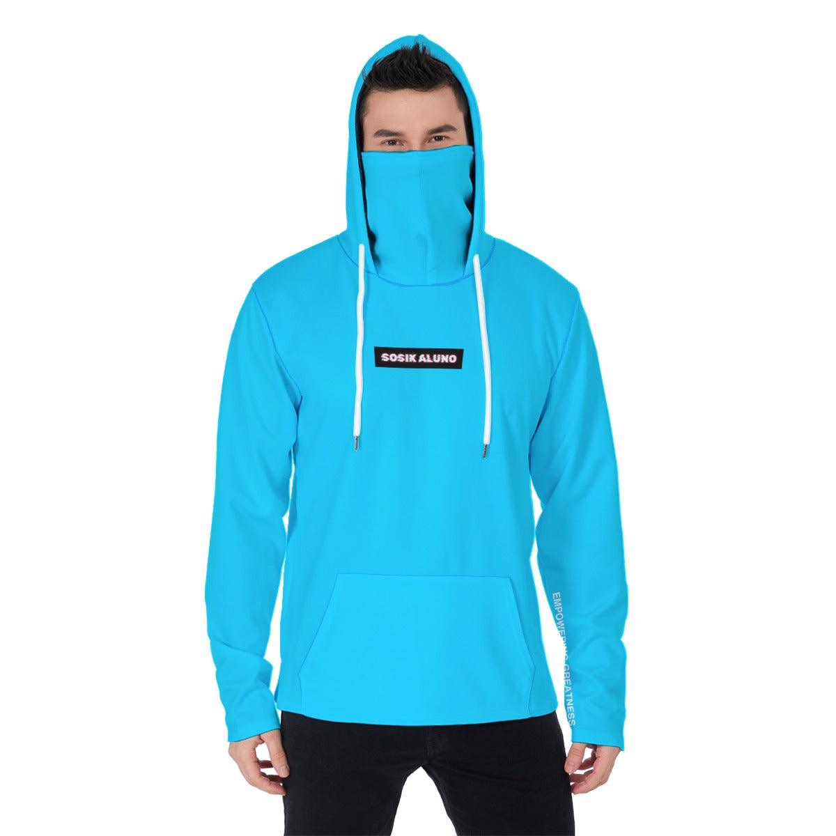Men's  Hoodie With Mask (SKY BLUE)