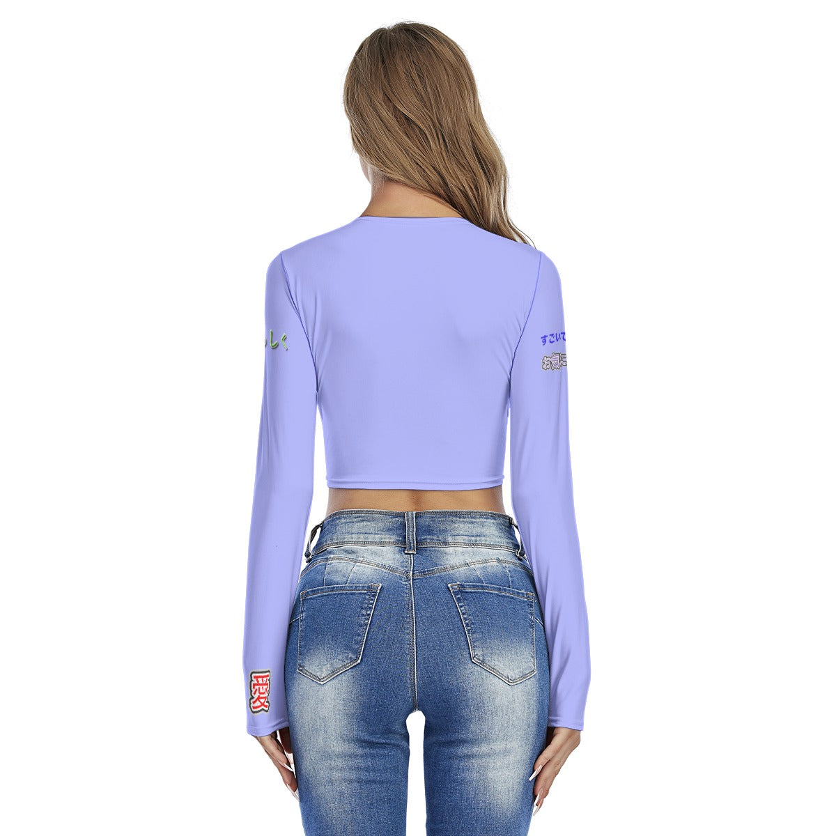 Women's Crop Top GOAT "BAD BILLY GOATS #1201" (PURPLE)