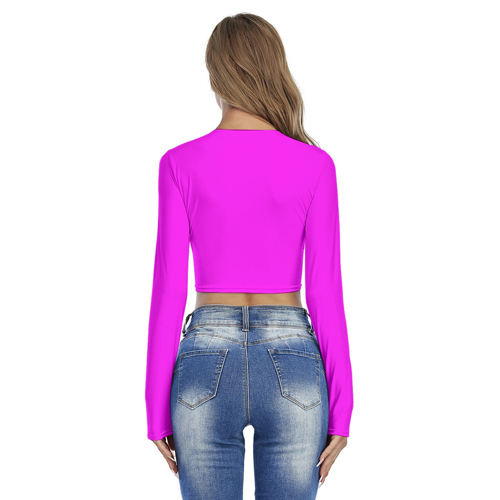 Women's Crop Top "MAD HARE #2652" (PINK)