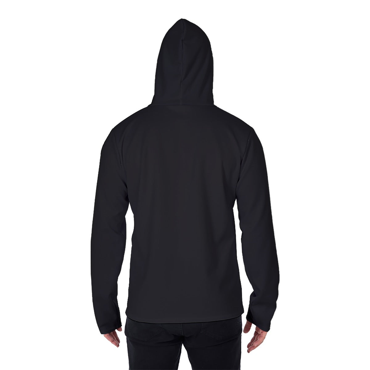 Men's Hoodie With Mask (BLACK)