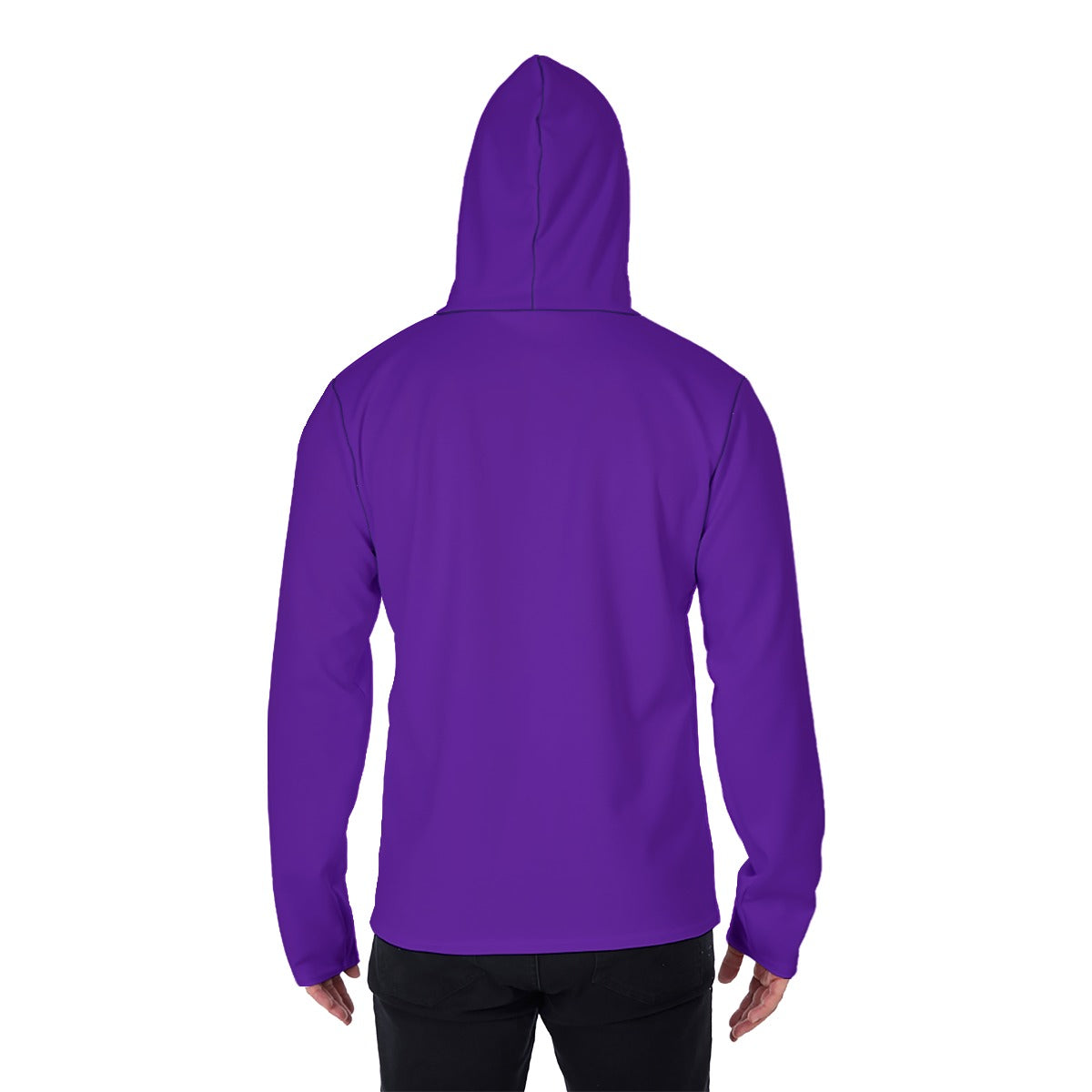 Men's Hoodie With Mask (PURPLE)