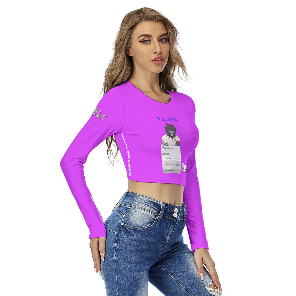 Women's Crop Top MOST VALUABLE LIONS COOL "ALL-STAR #618" (PINK)