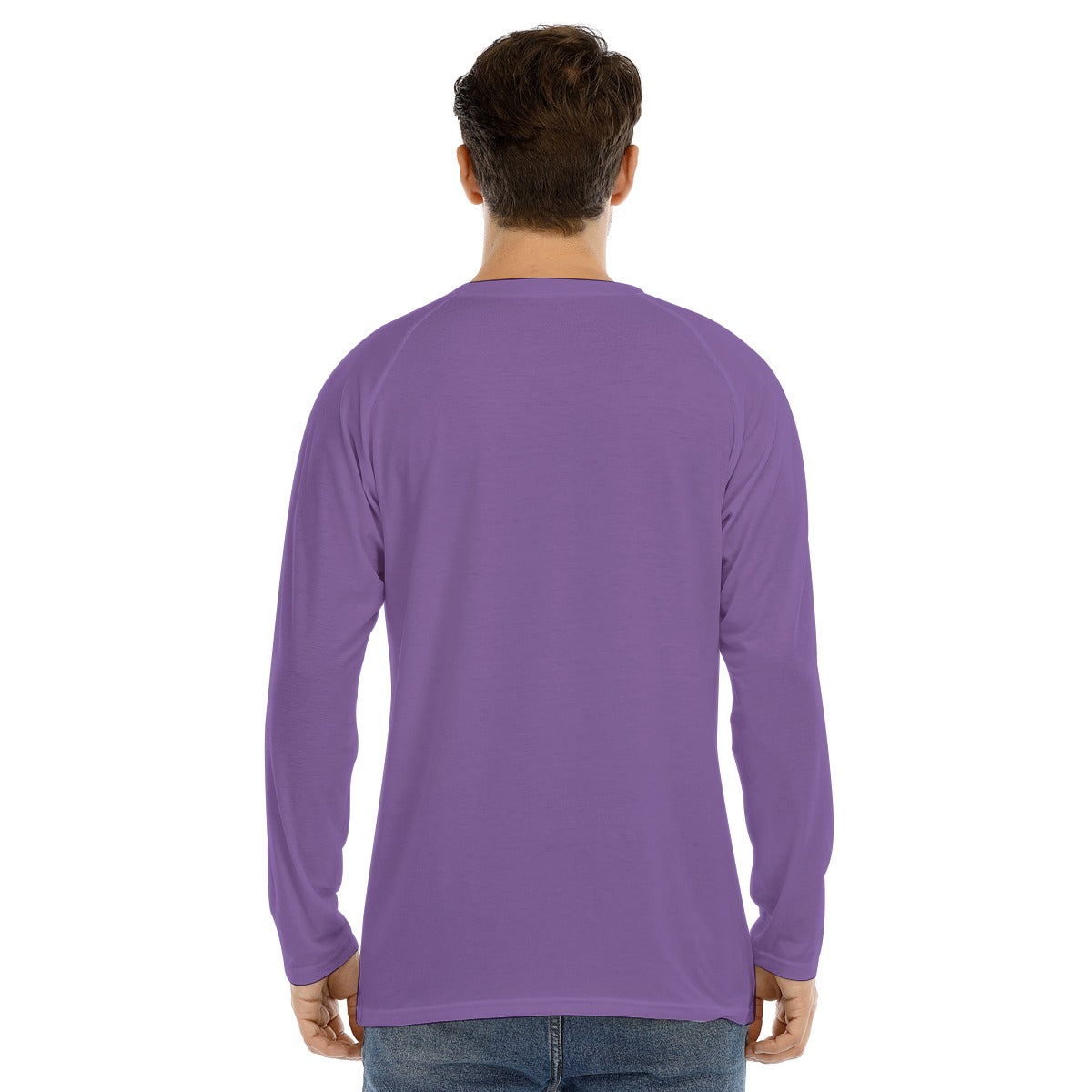 Men's Long Sleeve "BAD BILLY GOATS #1201" (DARK PURPLE)