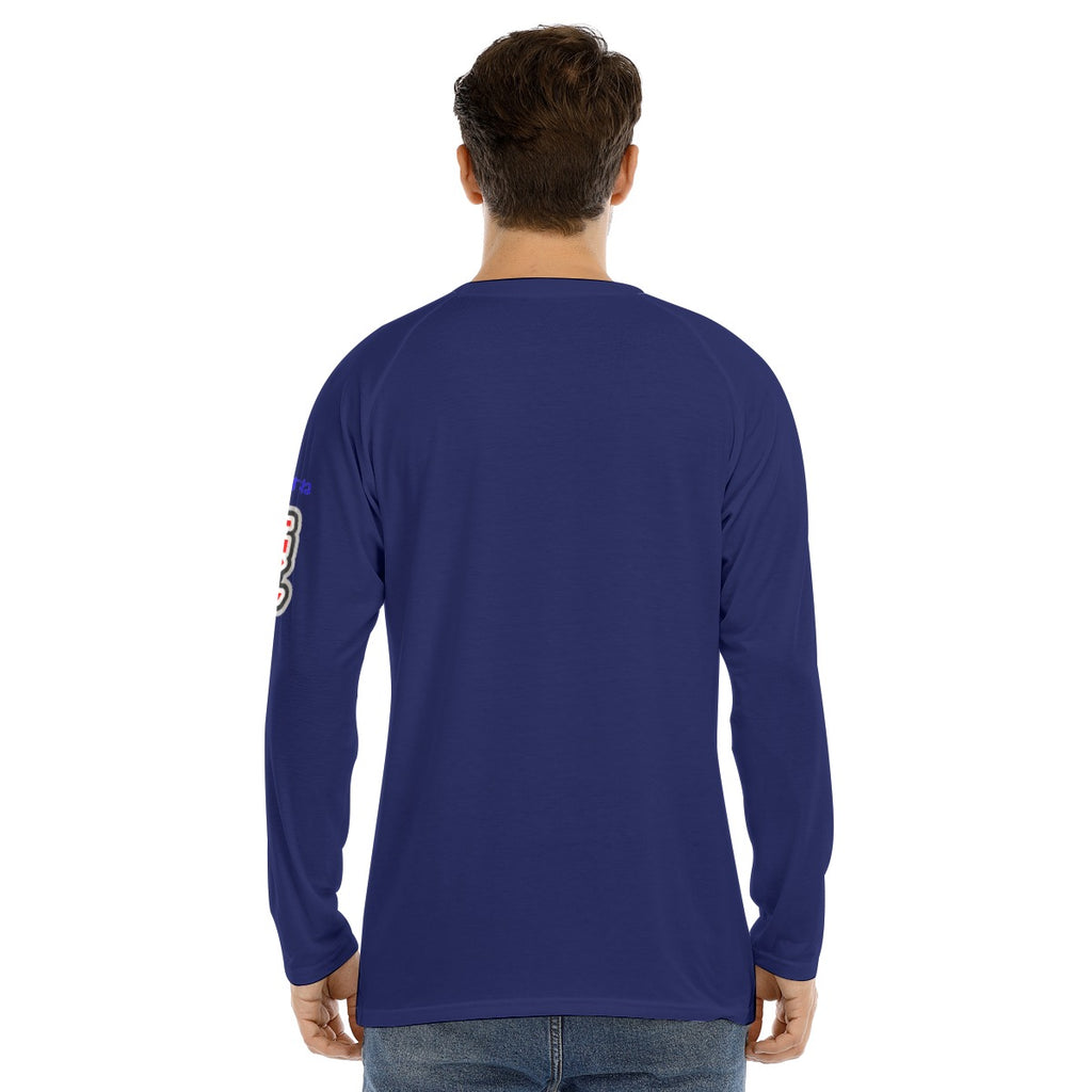 Men's Long Sleeve COOL "BAD BILLY GOATS #1201" (DARK BLUE)
