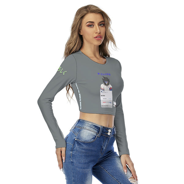 Women's Crop Top MOST VALUABLE LIONS COOL "ALL-STAR #618" (GRAY)